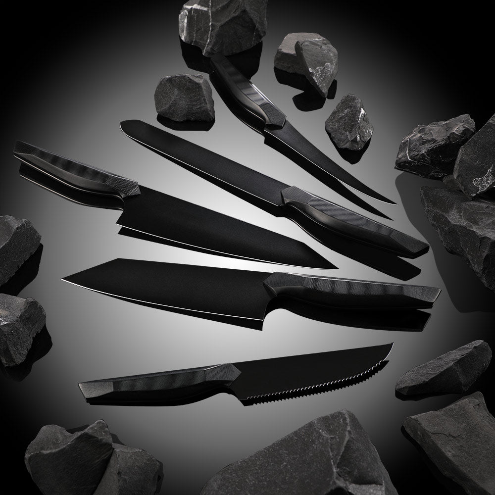 Black Titanium Plating Blade with G10 Handle