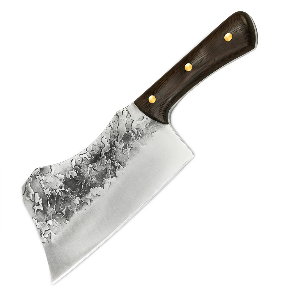 Cleaver Handmade Forged Stainless Steel, Wenge Wood Handle 16.5 cm