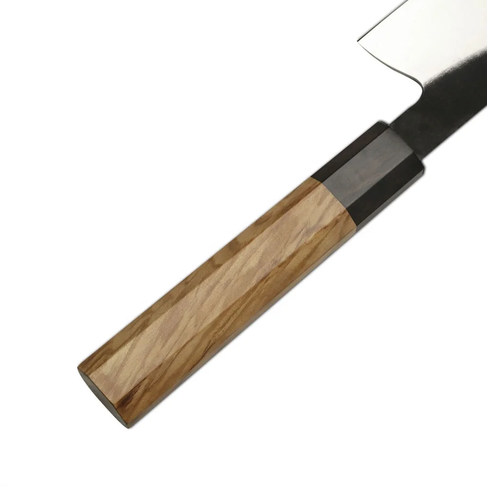 Professional Vegetable Knife, Hikari - 440C Stainless Steel Premium Olive Wood Handle 18cm