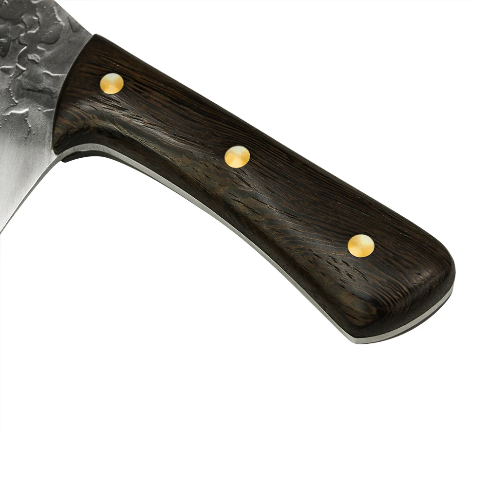 Cleaver Handmade Forged Stainless Steel, Wenge Wood Handle 16.5 cm
