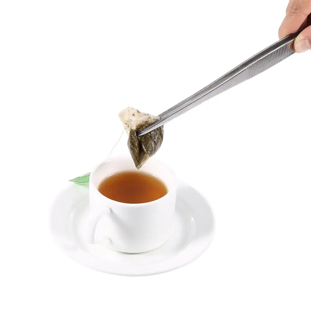 Stainless Steel Kitchen Tweezers, Hikari – Non-Slip, Heat-Resistant Precision Chef Tongs for Plating and Hot Food Handling