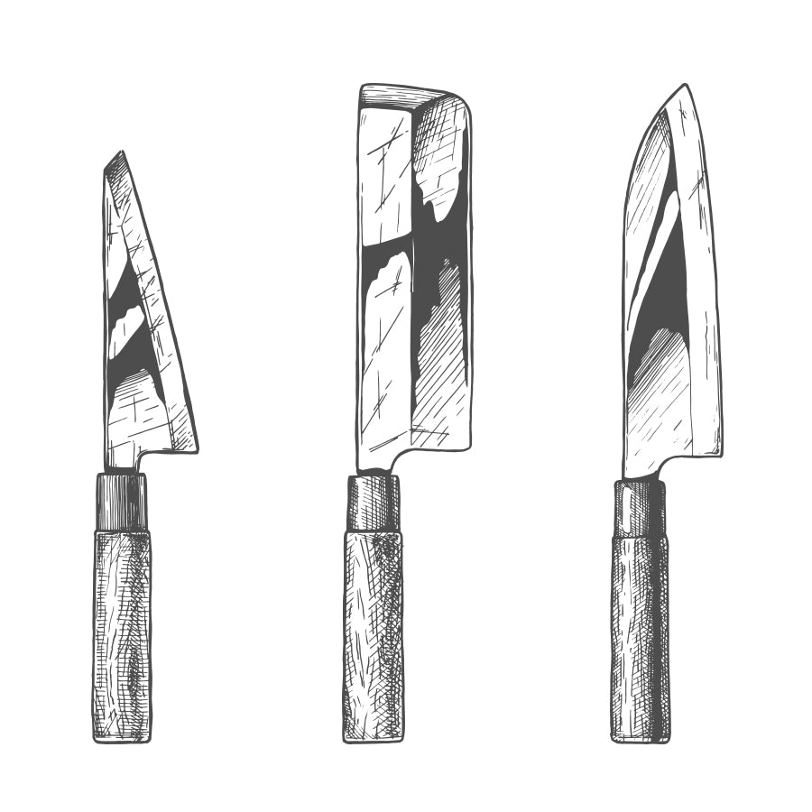 Collection of handcrafted Japanese knives – Hikari Knife