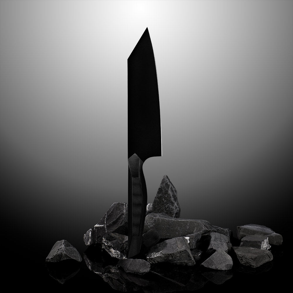 Professional Bunka Knife, Hikari – Stainless Steel Blade with Titanium Coating, G10 Handle for General Purpose - Hikari