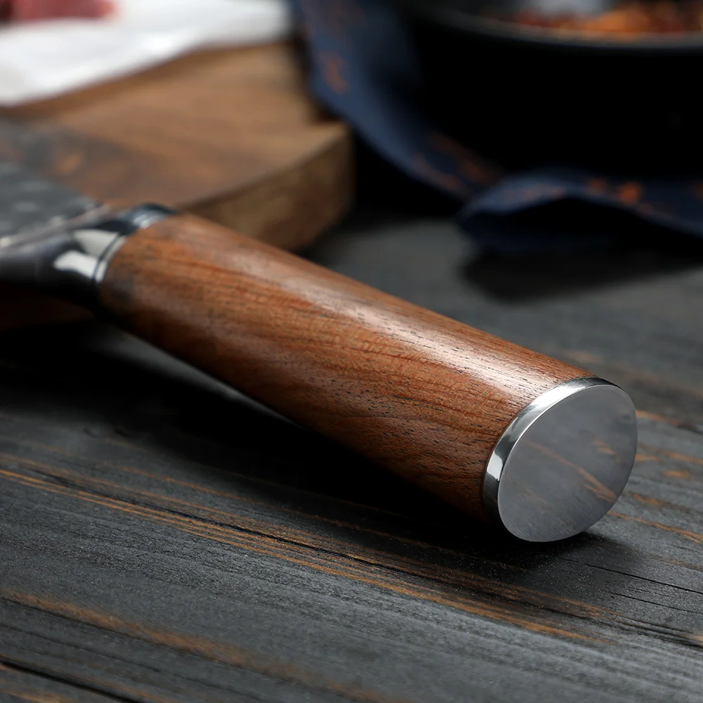 Bunka Rounded High-Carbon Stainless Steel Rosewood Handle 18cm