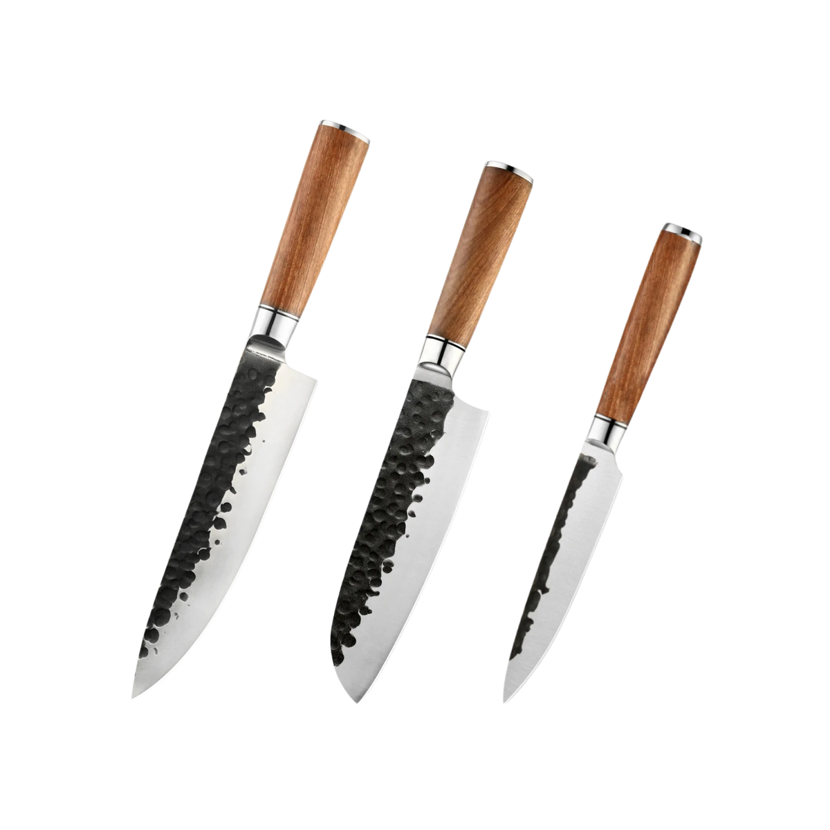 Hikari High-Carbon Stainless Steel Knife Set with Rosewood Handles H232
