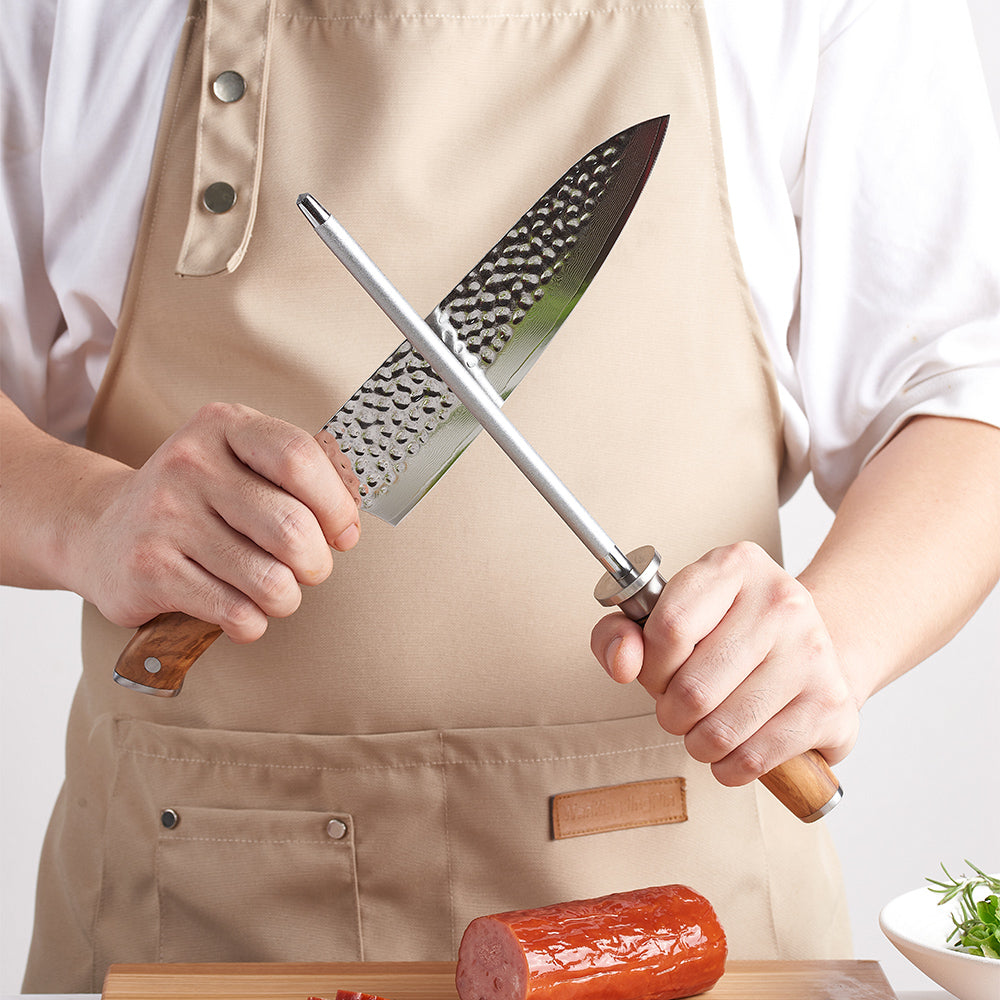 Hikari Knife Sharpening Steel – High Carbon Diamond Coated Sharpening Rod - Hikari