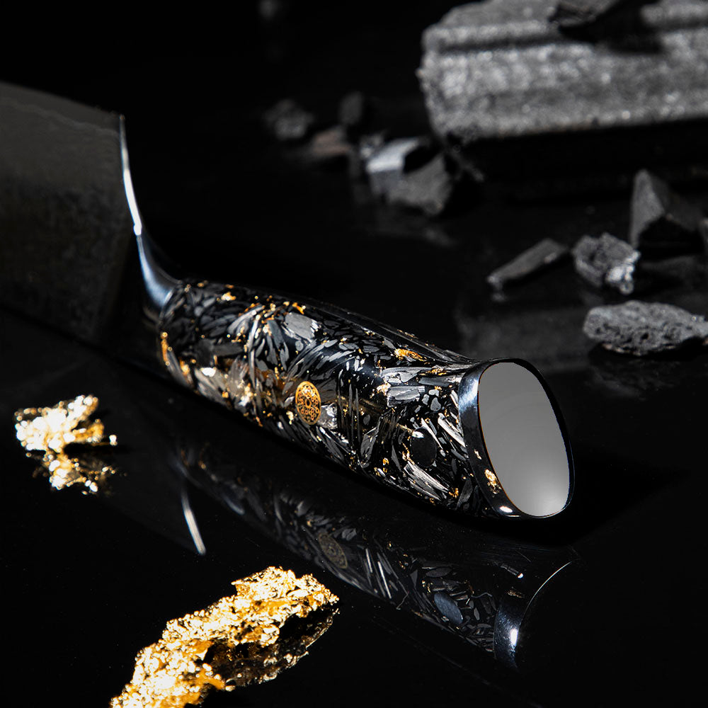 Professional Japanese Knife, Hikari – Damascus Steel Blade, Universal Knife - Hikari