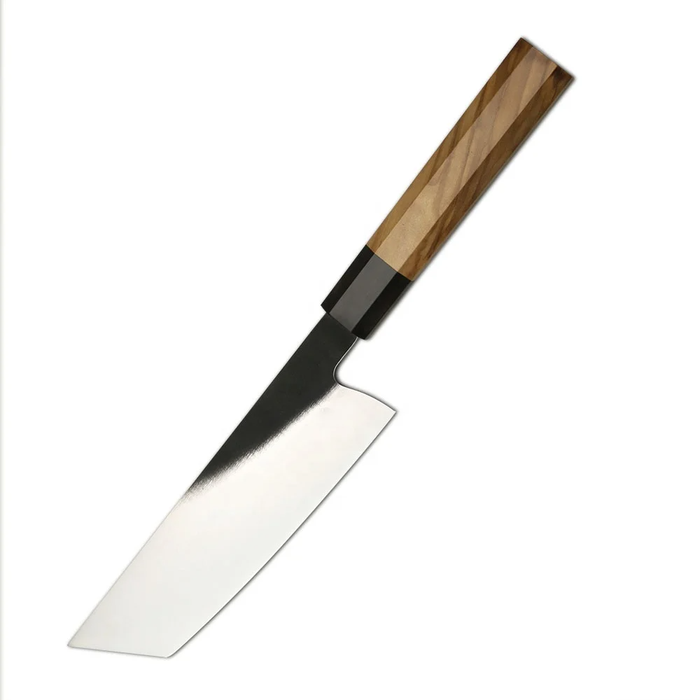 Nakiri 440C Stainless Steel Premium Olive Wood Handle 18cm