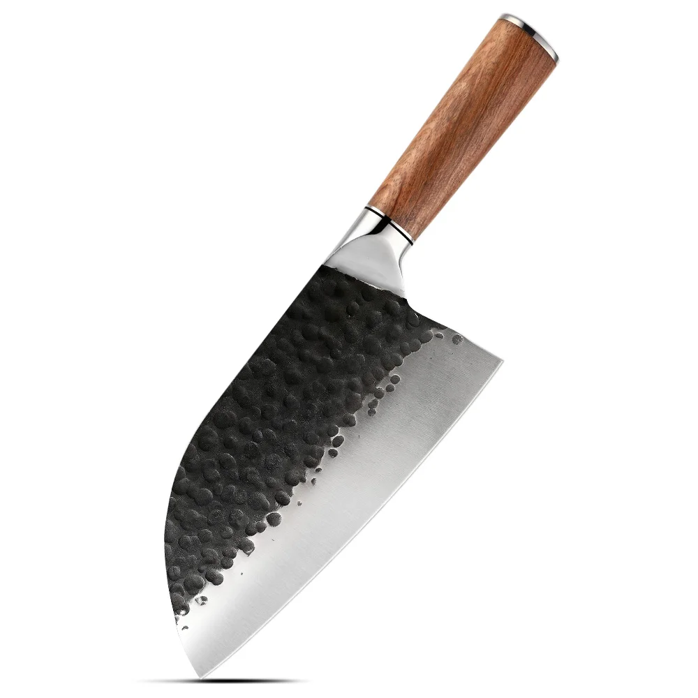 Bunka Rounded High-Carbon Stainless Steel Rosewood Handle 18cm