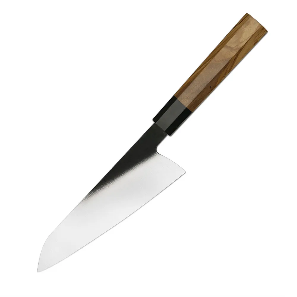 Universal Chef Knife - Japanese-Style Stainless Steel Blade with Olive Wood Handle for Effortless Cutting