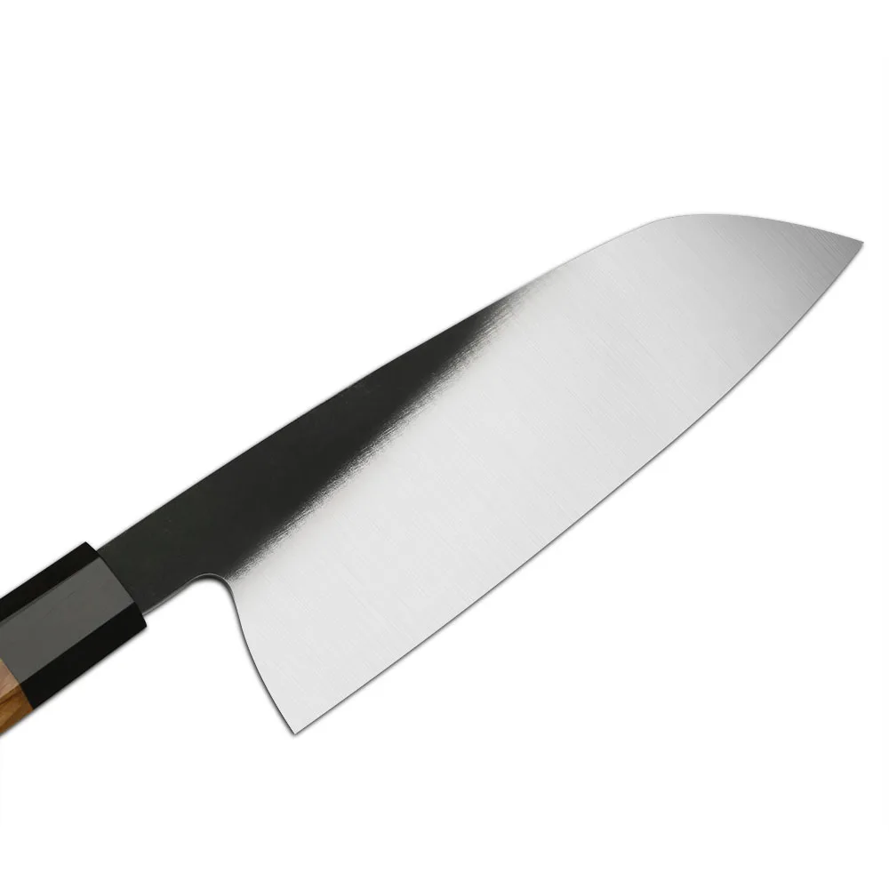 Santoku 440C Stainless Steel Premium Olive Wood Handle 18cm