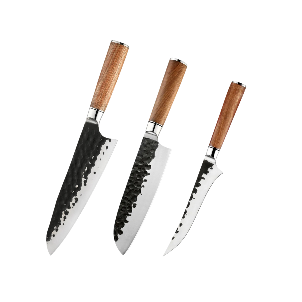 Knife Set High-Carbon Stainless Steel & Rosewood Handles H234