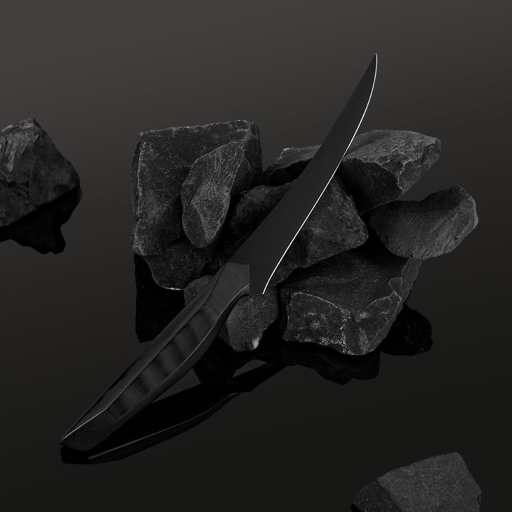 Professional Fillet Knife, Hikari – Titanium Coating 440C Stainless Steel Blade, G10 Handle for Filleting Fish and Boning Meat