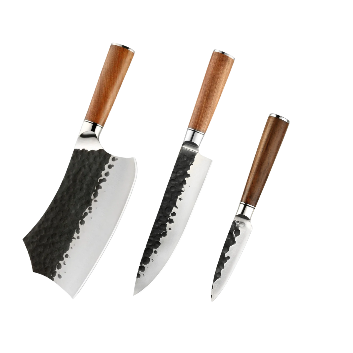 Hikari High-Carbon Stainless Steel Knife Set with Rosewood Handles H238