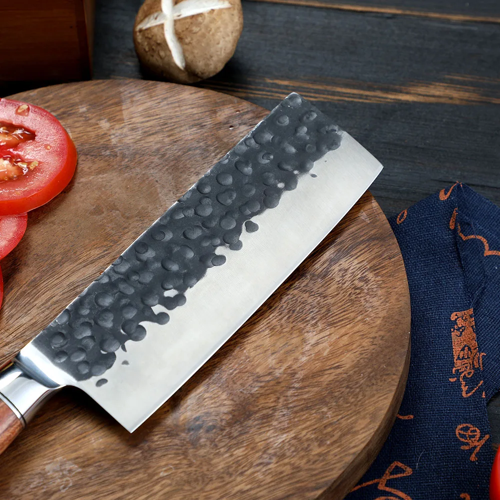 Nakiri Vegetable Knife – Japanese style, High-Carbon Steel Blade, Ideal for Precise Chopping and Slicing