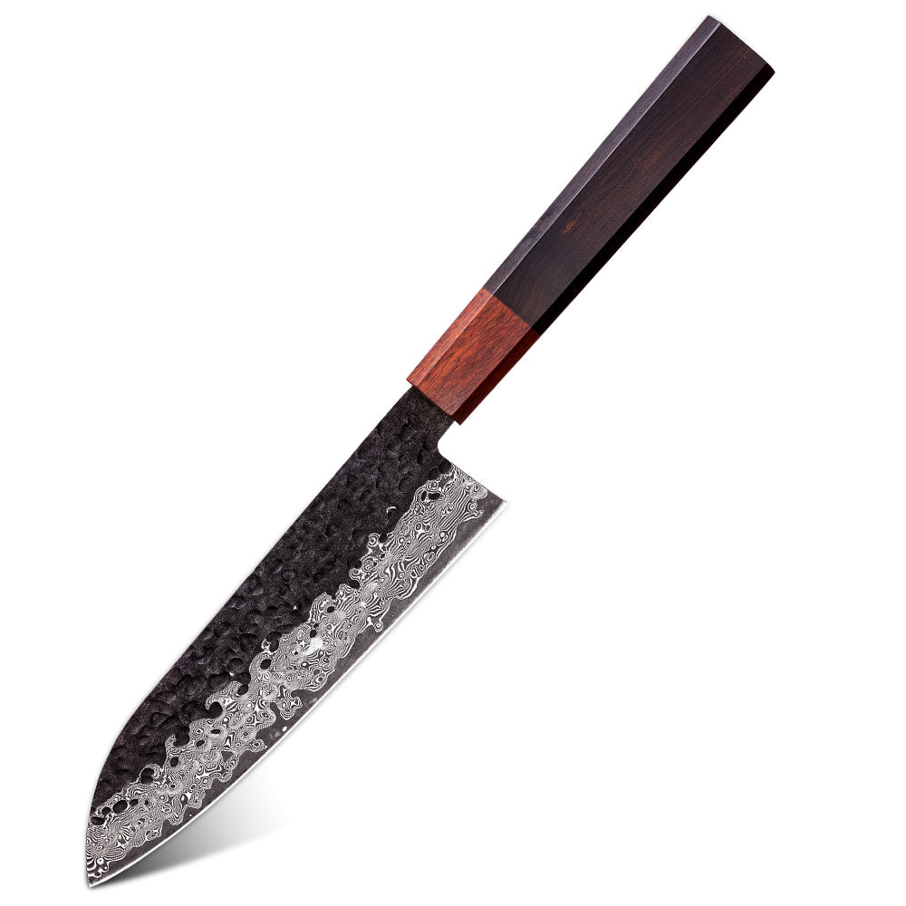 Professional japanese knife santoku very sharp and beautiful